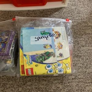 Misc lego sets most started not completed. Booklets multiple sets bulk lego